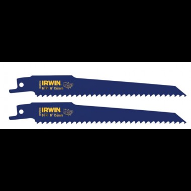 Полотно біметалеве для шабельних пилок 656R, 6"/150мм, 2шт., IRWIN