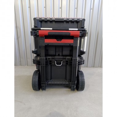 Візок на коліщатах з ящиками для інструментів MILWAUKEE PACKOUT 4932499041 Візок на коліщатах з ящиками для інструментів MILWAUKEE PACKOUT 4932499041