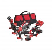 Набір з 6 інструментів безщіткових акумуляторних M18 FPP6G3-502B MILWAUKEE (M18 FPD3 18V акум ударна дриль; M18 FID3 18V акум ше