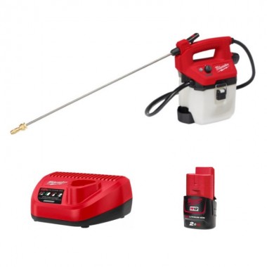 Опрыскиватель аккумуляторный 3.7 литра MILWAUKEE M12 BHCS3L-201 (ЗУ+1акк.Х2Ач)