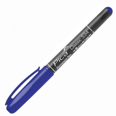 Маркер перманентний Pica Classic 534/41 Permanent Pen Medium, тонкий синій