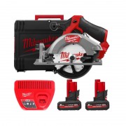 Пила дискова акумуляторна безщіткова M12 FCS442-502X GEN2 MILWAUKEE , (+ заряд.пристрій, 2 акум., HD кейс)