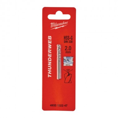Свердло по металу THUNDERWEB HSS-G 2.0х49 (2 шт)