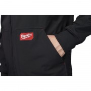 Куртка рабочая с капюшоном FREEFLEX MILWAUKEE, SJ BL XL, черная, (размер XL)