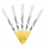 Полотна для лобзика T144DF Bi-Metal MILWAUKEE, 75мм/ крок зубу 4,0мм, (5шт), (деревина, швидкий різ)