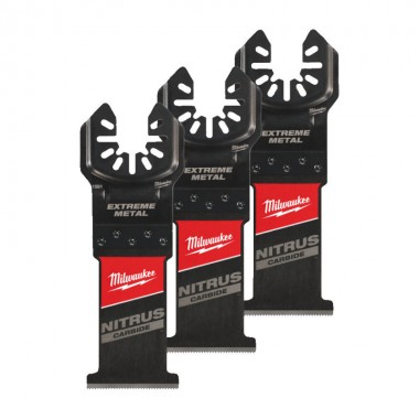 Полотно для мультитула Bi-Metal Carbide M Nitrius OPEN-LOK™ MILWAUKEE, 35х50мм,(3шт), прочный металл