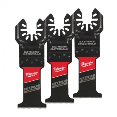 Полотно для мультитула Bi-Metal Carbide WM Nitrius OPEN-LOK™ MILWAUKEE, 35х50мм, (3шт)