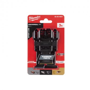 Набор полотен для мультитула Bi-Metal Carbide OPEN-LOK™ MILWAUKEE WM (3шт)