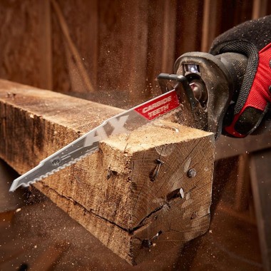 Полотно для сабельных пил AX FANG TIP CARBIDE MILWAUKEE, 150х5мм, (5шт), (дерево с гвоздями)