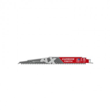Полотно для шабельних пил AX CARBIDE MILWAUKEE, 230х5мм, (деревина з цвяхами)