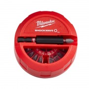 Набор бит Milwaukee SHOCKWAVE (15 шт) (дисплей 10 шт)