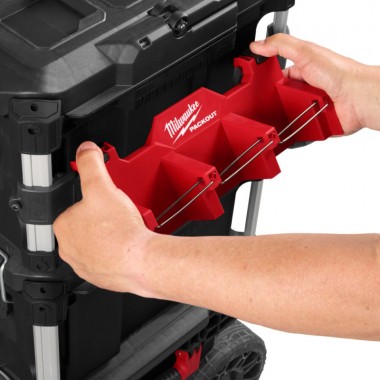 Тримачі бічні для кейсів PACKOUT MILWAUKEE (2шт) для рівней Тримачі бічні для кейсів PACKOUT MILWAUKEE (2шт) для рівней