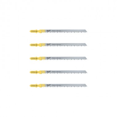 Полотна для лобзика T101DP MILWAUKEE, 105мм/ крок зуба 4мм, (5шт), (деревина, прямий різ) Полотна для лобзика T101DP MILWAUKEE, 105мм/ крок зуба 4мм, (5шт), (деревина, прямий різ)