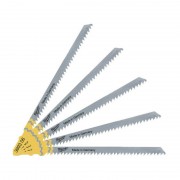 Полотна для лобзика T301CD MILWAUKEE, 105мм/ крок зуба 3,0мм, (5шт), (деревина, чистий різ)