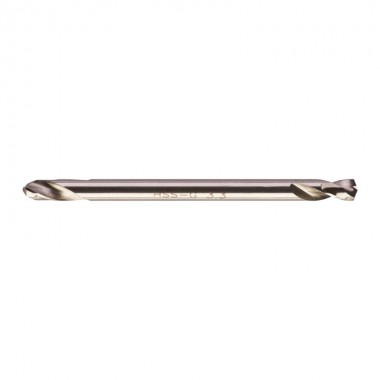 Свердло по металу HSS-G MILWAUKEE, DIN 1412 C, діаметр 3,3х49х12мм, двостороннє, (10шт), пластикова коробка