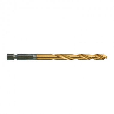 Свердло по металу Milwaukee RedHEX HSS-G TiN. 6мм (10 шт)