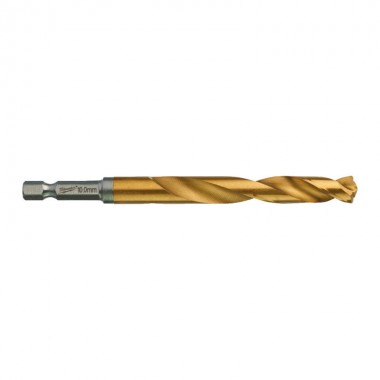 Свердло по металу Milwaukee RedHEX HSS-G TiN 10,0 мм (5 шт)