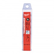 Сверло по металлу THUNDERWEB HSS-G MILWAUKEE, DIN338, Ø8,1х117х75мм, (5шт)