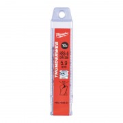 Сверло по металлу THUNDERWEB HSS-G MILWAUKEE, DIN338, Ø5,9х93х57мм, (10шт)