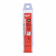 Свердло по металу THUNDERWEB HSS-G MILWAUKEE DIN338, O4,9х86мм (10шт), пластикова коробка