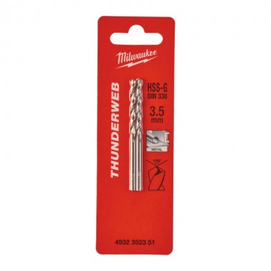 Сверло по металлу THUNDERWEB HSS-G 3.5x70 (2 шт)