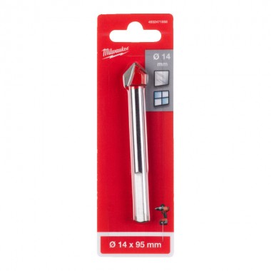 Свердло по склу та плитці GENII 14x95 MILWAUKEE