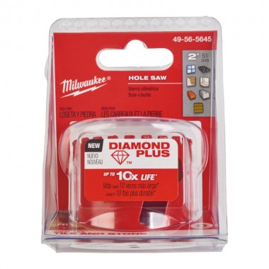 Коронка алмазна Diamond Plus MILWAUKEE, діаметр 51мм (з різьбою)