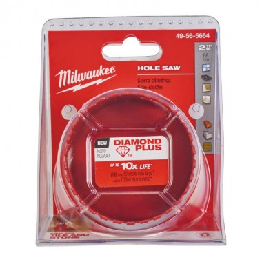Коронка алмазна Diamond Plus MILWAUKEE, діаметр 68мм (з різьбою)