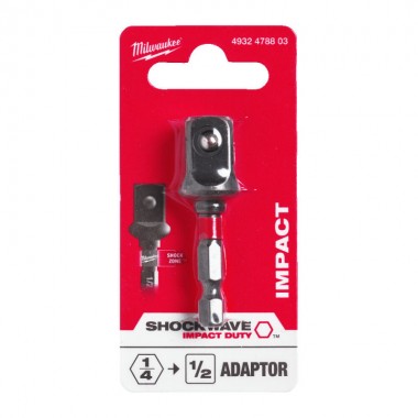 Перехідник Milwaukee ShW з 1/4 "HEX на 1/2" (4932478803)