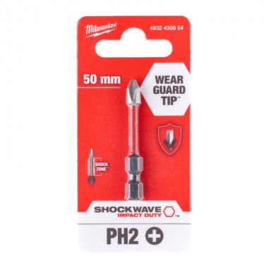 Насадка Milwaukee SHOCKWAVE PH2 50мм (1 шт)