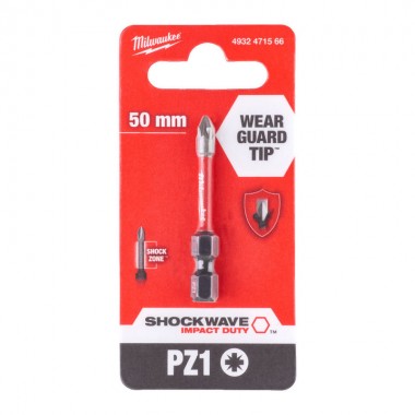Насадка Milwaukee SHOCKWAVE PZ1 50мм (1 шт)