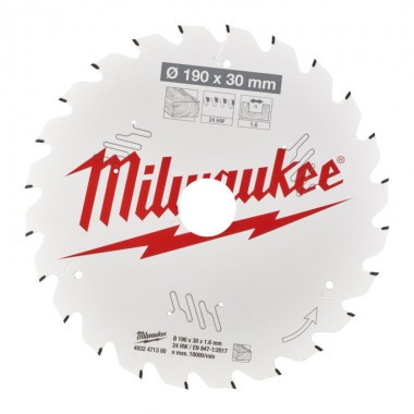 Диск пиляльний PFTE THIN KERF MILWAUKEE, діаметр 190х30х1,6мм, 16 зуб. Диск пиляльний PFTE THIN KERF MILWAUKEE, діаметр 190х30х1,6мм, 16 зуб.