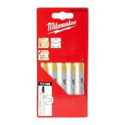 Полотна для лобзика T119B MILWAUKEE, 50мм/ крок зуба 2,0мм , (5шт), (деревина)