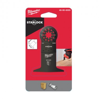 Полотно STARLOCK MILWAUKEE для б/функціонального інструмента, 65 x 42мм (деревина)