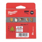 Шлифовальные листы премиум-класса HP 93 X 93 H&L GR 80 MILWAUKEE -10 шт.