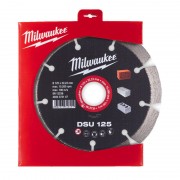 Диск алмазний MILWAUKEE DSU 125, O125мм