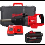 Гайковерт аккумуляторный бесщеточный MILWAUKEE 1'' (2711Нм) M18 ONEFHIWF1D-121C, (ЗУ+1ак.) FORGE™