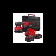 Шліфмашина ексцентрикова акумуляторна MILWAUKEE O125мм M18 FROS125-502X (ЗУ+2ак.Х5Аг+кейс)