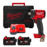 Гайковерт аккумуляторный бесщеточный 1/2'' MILWAUKEE, M18 FIW2P12-502X, 339Нм, с пином
