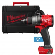 Дриль-шуруповерт акумуляторний безщітковий MILWAUKEE, M18 ONEDD3-0X, 158Нм (каркас, кліпса для ременя, бічна рукоять, HDкейс)