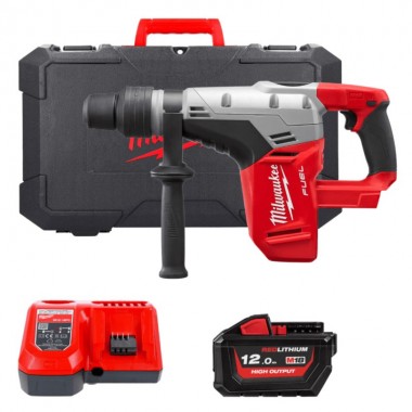 Перфоратор аккумуляторный бесщёточный SDS-MAX MILWAUKEE M18 CHM -121C (6,0Дж) (ЗУ+1акк.Х12Ач+кейс), Перфоратор аккумуляторный бесщёточный SDS-MAX MILWAUKEE M18 CHM -121C (6,0Дж) (ЗУ+1акк.Х12Ач+кейс),