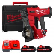 Пістолет цвяхозабивний акумуляторний MILWAUKEE M18 FRCN45-302X, (+ заряд.пристрій, 2 акум., HD кейс)