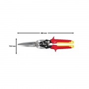 Ножницы по металлу удлиненные MILWAUKEE (прямой рез)