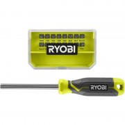 Набор бит с ручкой-отвертокой RYOBI RHSDM1701 (17 предметов)