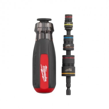 Отвертка магнитная с торцевыми насадками 6-в-1 ShW MILWAUKEE Impact Multi-Nut Driver