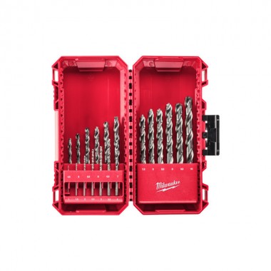 Набір свердел по металу PACKOUT THUNDERWEB HSS-G MILWAUKEE, (19шт), пластиковий кейс