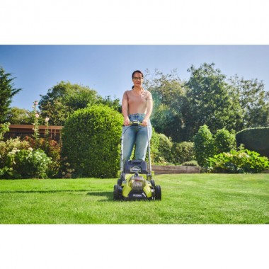 Газонокосилка аккумуляторная бесщёточная RYOBI RY18LMX33A-0 ONE+ 18В (каркас)