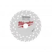 Диск пиляльний PFTE MILWAUKEE, O190х30х1,8мм, 24 зуб.