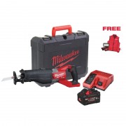 Пила сабельная аккумуляторная бесщёточная MILWAUKEE M18 FSXMC-801C (ЗУ+1акк.Х8Ач+кейс) FORGE+ALIS-0