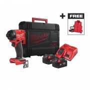 Шуруповерт ударный аккумуляторный бесщёточный MILWAUKEE (226 Нм) M18 FID3MC-502X (ЗУ+2Х5Ач) +ALIS-0